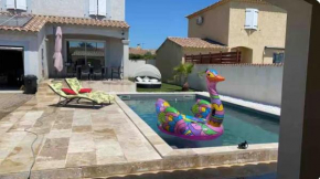 Maison avec piscine et jacuzzi chauffée
